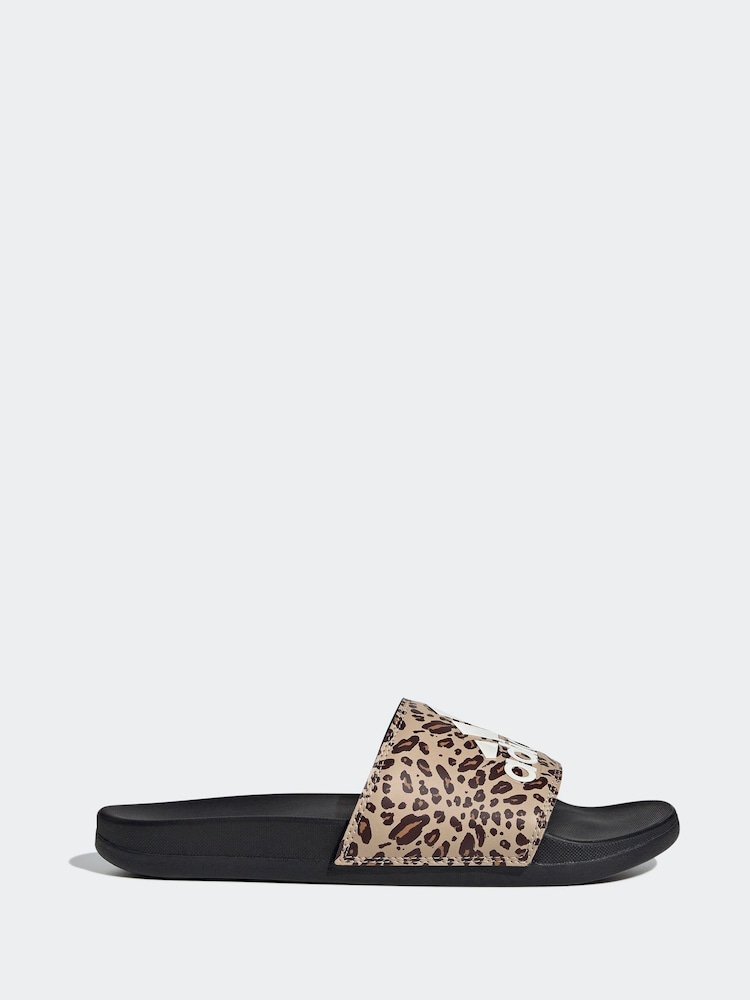 adidas Black Adilette Comfort Slides - Image 1 of 9