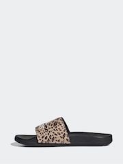 adidas Black Adilette Comfort Slides - Image 2 of 9