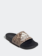 adidas Black Adilette Comfort Slides - Image 3 of 9