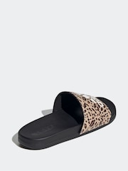 adidas Black Adilette Comfort Slides - Image 4 of 9