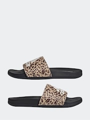 adidas Black Adilette Comfort Slides - Image 5 of 9
