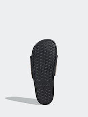 adidas Black Adilette Comfort Slides - Image 7 of 9