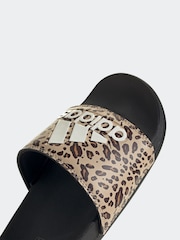 adidas Black Adilette Comfort Slides - Image 8 of 9