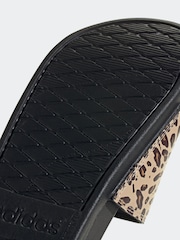 adidas Black Adilette Comfort Slides - Image 9 of 9