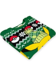 Character Green Pokemon Christmas Jumper - Image 7 of 8
