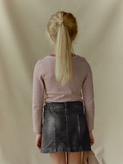 Charcoal Grey 100% Cotton Cargo Skirt (3-16yrs) - Image 2 of 5