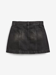 Charcoal Grey 100% Cotton Cargo Skirt (3-16yrs) - Image 4 of 5