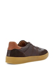 Dune London Brown Theos Trainers - Image 3 of 5