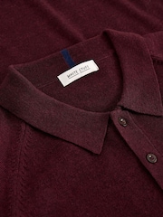 Фіолетовий - White Stuff Сорочка з довгим рукавом Newport Merino Polo - Image 6 of 6