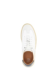 Dune London White Theos Trainers - Image 4 of 5