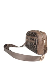 Pavers Brown Adjustable Strap Multi Pocket Cross-Body Bag - Image 4 of 7