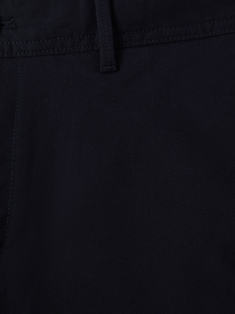 Reiss Navy Pitch Slim Fit Washed Cotton Blend Chinos - Image 6 of 6