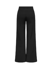ONLY High Waist Wide Leg Trousers in Super Stretch - 6суретінің 6 суреті