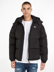 Tommy Jeans Alaska Black Parka - Image 1 of 6