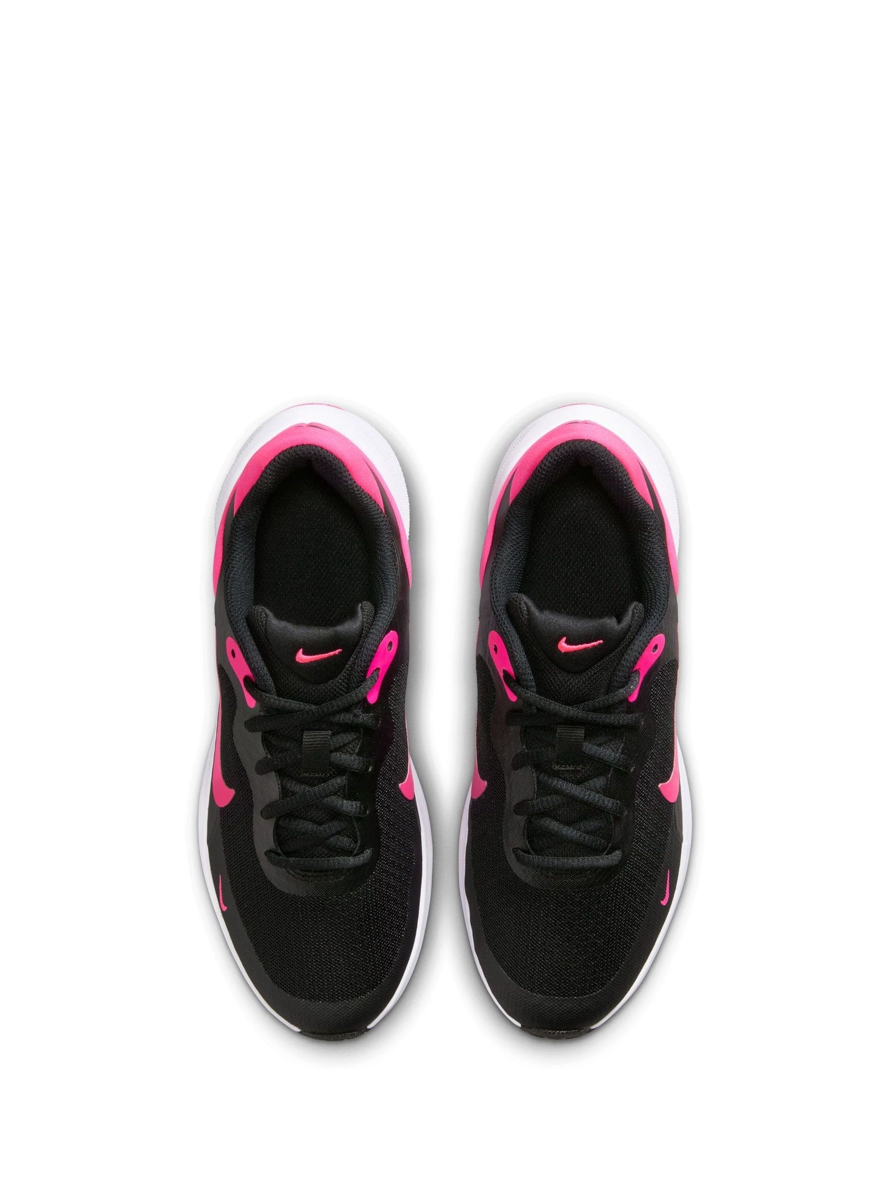 Nike black pink trainers clearance