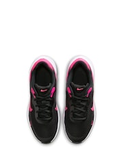 Nike Black/Pink Youth Revolution 7 Trainers - Image 10 of 14