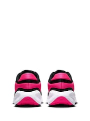 Nike Black/Pink Youth Revolution 7 Trainers - Image 11 of 14