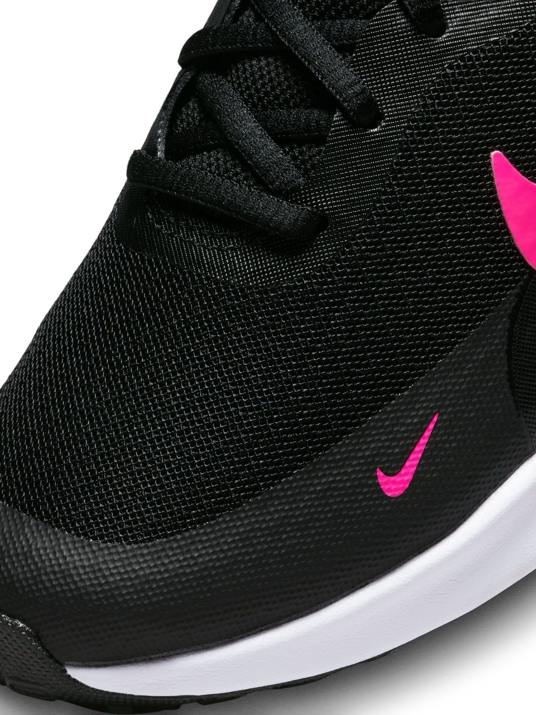 black and pink sneakers nike