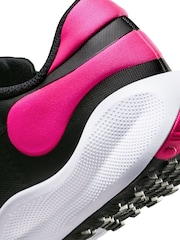 Nike Black/Pink Youth Revolution 7 Trainers - Image 14 of 14