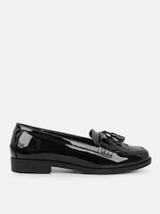 Simmi London Black Arissa Tassel Loafers - Image 2 of 4