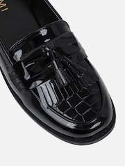 Simmi London Black Arissa Tassel Loafers - Image 3 of 4
