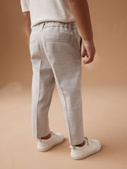 Neutral Check Formal Trousers (3mths-7yrs) - Image 3 of 6