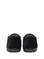 Dunlop Blue Twin Gusset Fur Lined Full Slippers - Image 3 of 4