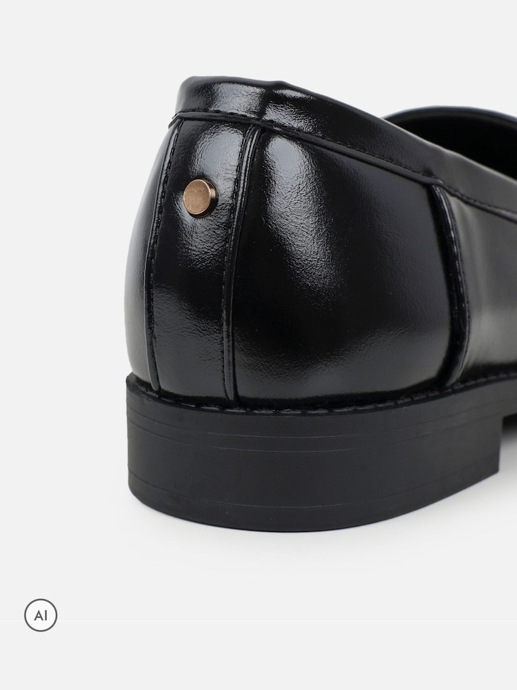 Simmi London Black Yaya Tassel Loafers - Image 4 of 4 Simmi London Black Yaya Tassel Loafers - Image 4 of 4