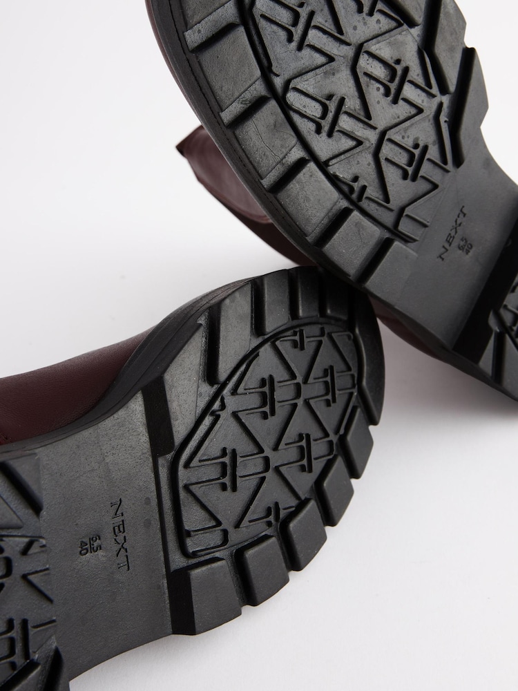 Burgunderrot - Forever Comfort® Chelsea-Stiefel aus Leder mit dicker Sohle - Bild 10 von 10