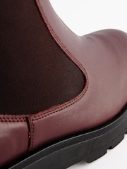Burgunderrot - Forever Comfort® Chelsea-Stiefel aus Leder mit dicker Sohle - Bild 8 von 10