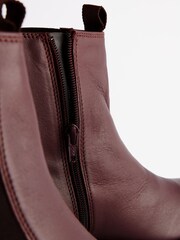 Burgunderrot - Forever Comfort® Chelsea-Stiefel aus Leder mit dicker Sohle - Bild 9 von 10