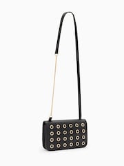 AllSaints Black Ludivine Eye Cross-Body Bag - Image 4 of 7