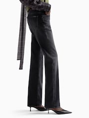 7 For All Mankind Blue Bonnie Solarstorm Curvilinear Jeans - Image 4 of 6