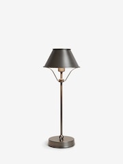 Pewter Grey Hector Rechargeable Large Wireless Table Lamp - Image 4 of 5