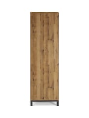 Dark Bronx Oak Effect Triple, 2 Drawers Wardrobe - Image 9 of 11