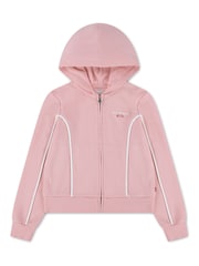 Levi's® Pink Varsity Full Zip Hoodie - Image 1 of 4