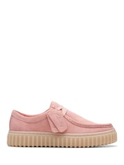 Clarks Pink Suede Tor Hill Lo K. Shoes - Image 1 of 7