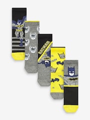 Batman - Socken mit hohem Baumwollanteil und lizenziertem Character, 5er-Pack - Bild 1 von 6