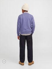 Чорний - JACK & JONES JUNIOR Barrel Fit Chino Joggers - Image 3 of 5