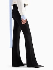 7 For All Mankind Black The Leggy Bootcut 33" Noir Jeans - Image 3 of 6
