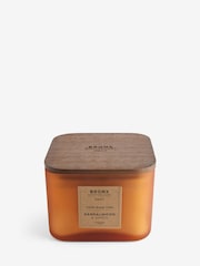 Orange Bronx Sandalwood and Amber 3 Wick Fragranced Candle - Image 4 of 4