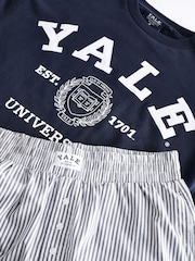 Blue Yale Sweatshirt and Short Pyjamas - Image 9 of 9