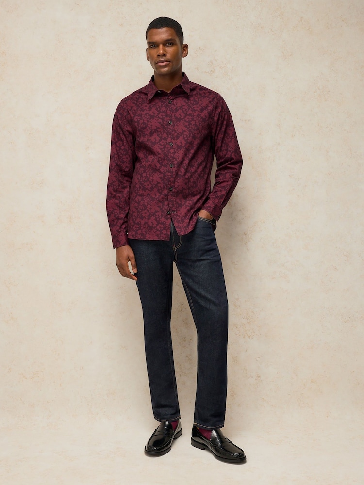White Stuff Purple Salcombe Print Shirt - Image 2 of 6 White Stuff Purple Salcombe Print Shirt - Image 2 of 6