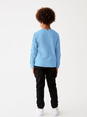 Baker by Ted Baker Long Sleeve Logo 100% Cotton T-Shirt - Image 5 of 14