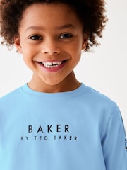 Baker by Ted Baker Long Sleeve Logo 100% Cotton T-Shirt - Image 9 of 14