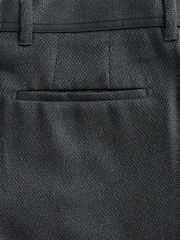 Grey Slim Tuxedo Trousers - Image 8 of 9