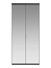 Wiemann Peyton Graphite Mirror Semi Fitted Double Wardrobe - Image 2 of 6