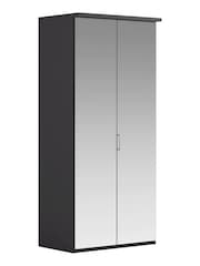 Wiemann Peyton Graphite Mirror Semi Fitted Double Wardrobe - Image 3 of 6