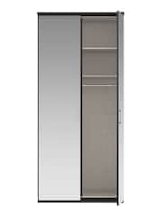 Wiemann Peyton Graphite Mirror Semi Fitted Double Wardrobe - Image 5 of 6