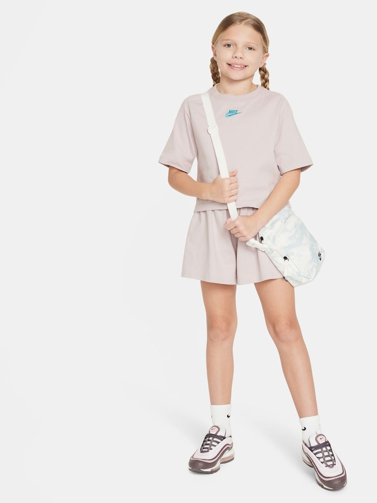 Nike Cool Grey Sportswear Short-Sleeve Top - Image 2 of 4